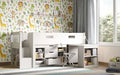 Charlie Mid Sleeper Set With Storage and Staircase - Available in White or Grey