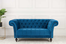 Load image into Gallery viewer, Chester Sofa - Grey or Midnight Blue - Available in 3+2 Seaters
