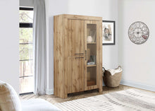 Load image into Gallery viewer, Compton Display Cabinet - Oak Brown
