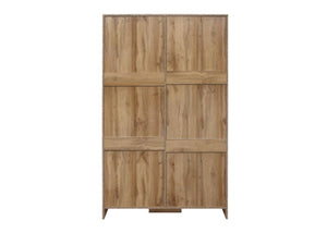 Compton Display Cabinet - Oak Brown