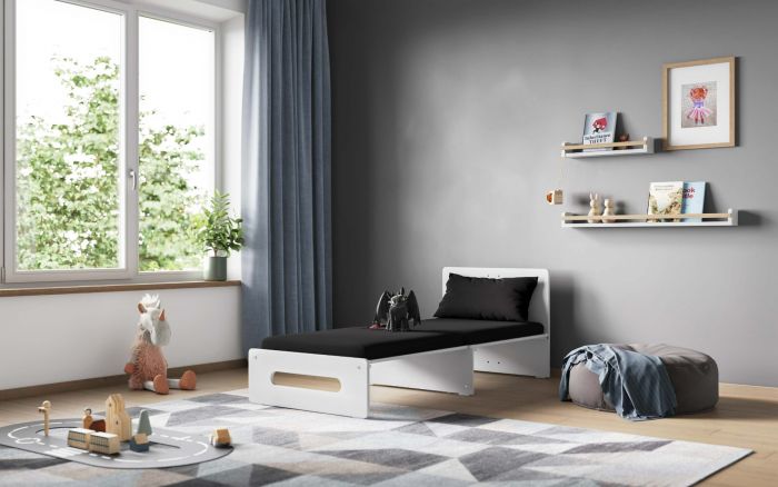 Cosmic Pull Out Futon - Single Bed Black