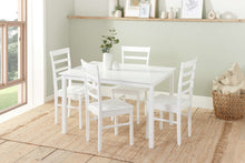 Load image into Gallery viewer, Cottesmore Rectangle Dining Set with 4/6 Upton Chairs - White
