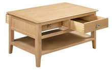 Load image into Gallery viewer, Cotswold Oak Coffee Table - 55cm D x 100cm W x 50cm H
