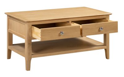 Cotswold Oak Coffee Table - 55cm D x 100cm W x 50cm H