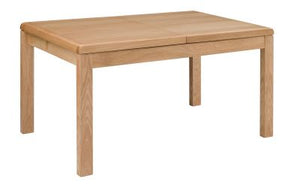 Curved Extendable Dining Table - 90cmD x 150cm+(50cmW) x 76cmH