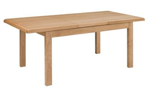 Curved Extendable Dining Table - 90cmD x 150cm+(50cmW) x 76cmH