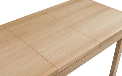 Curved Extendable Dining Table - 90cmD x 150cm+(50cmW) x 76cmH - Chair Option