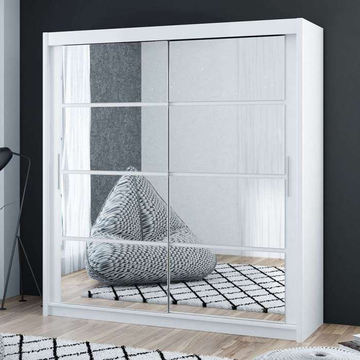 ATOKAD Sliding Door Wardrobe White