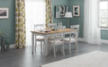 Davenport Dining Table - Oak & elephant Grey - 90cmD x 150cmW x 75cmH
