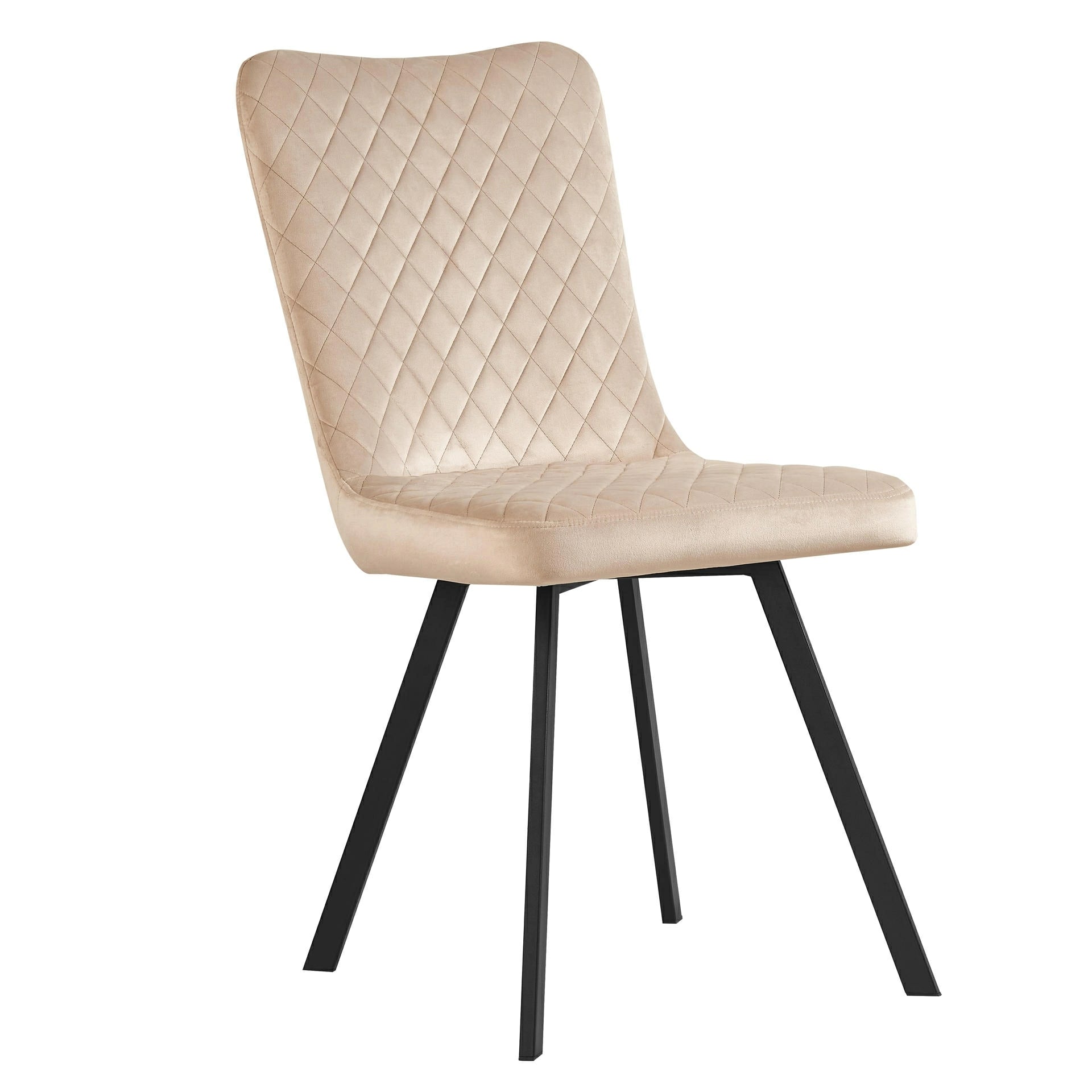 Phillipa Dining Chair - Available in Grey Soft Velvet & Champagne Soft Velvet