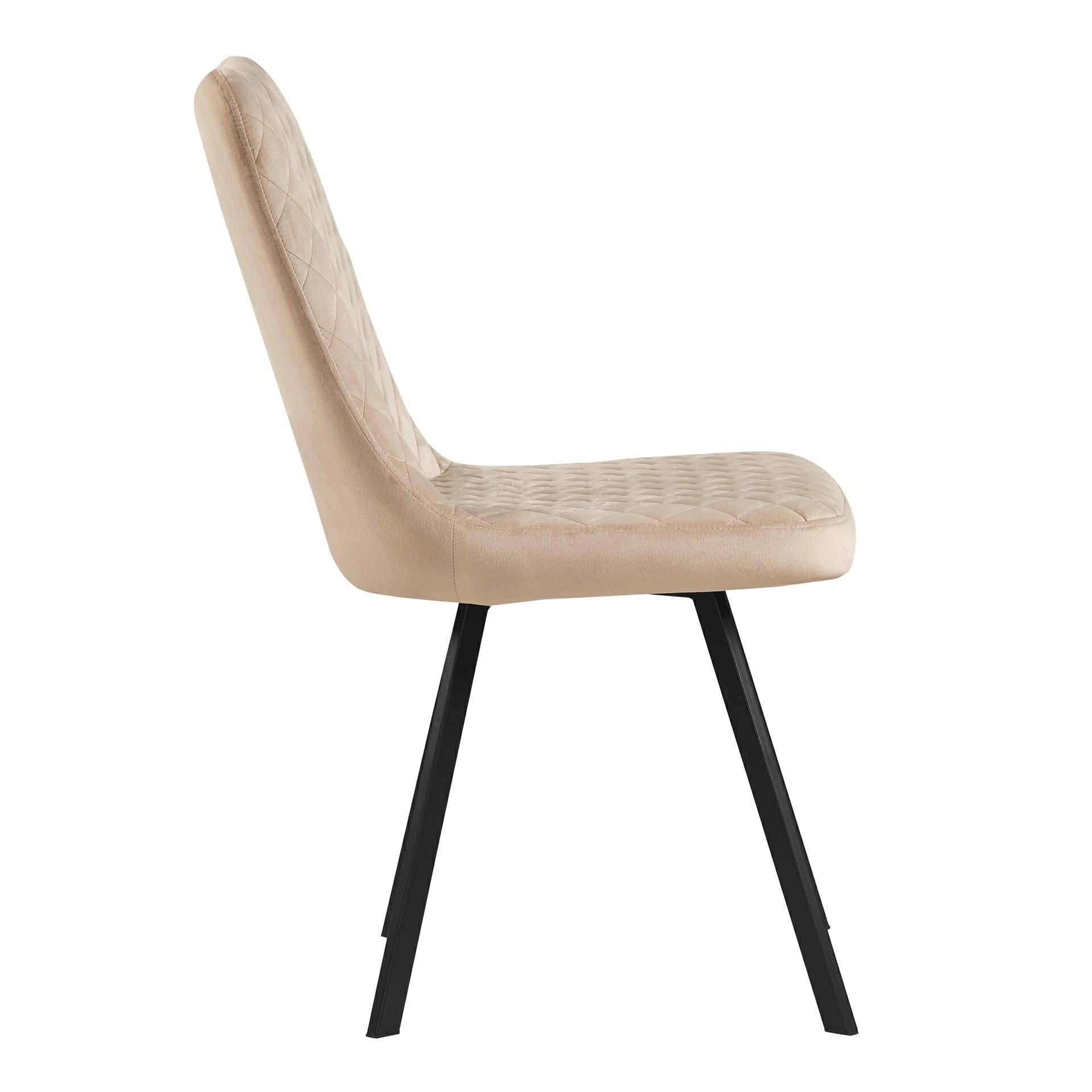 Phillipa Dining Chair - Available in Grey Soft Velvet & Champagne Soft Velvet