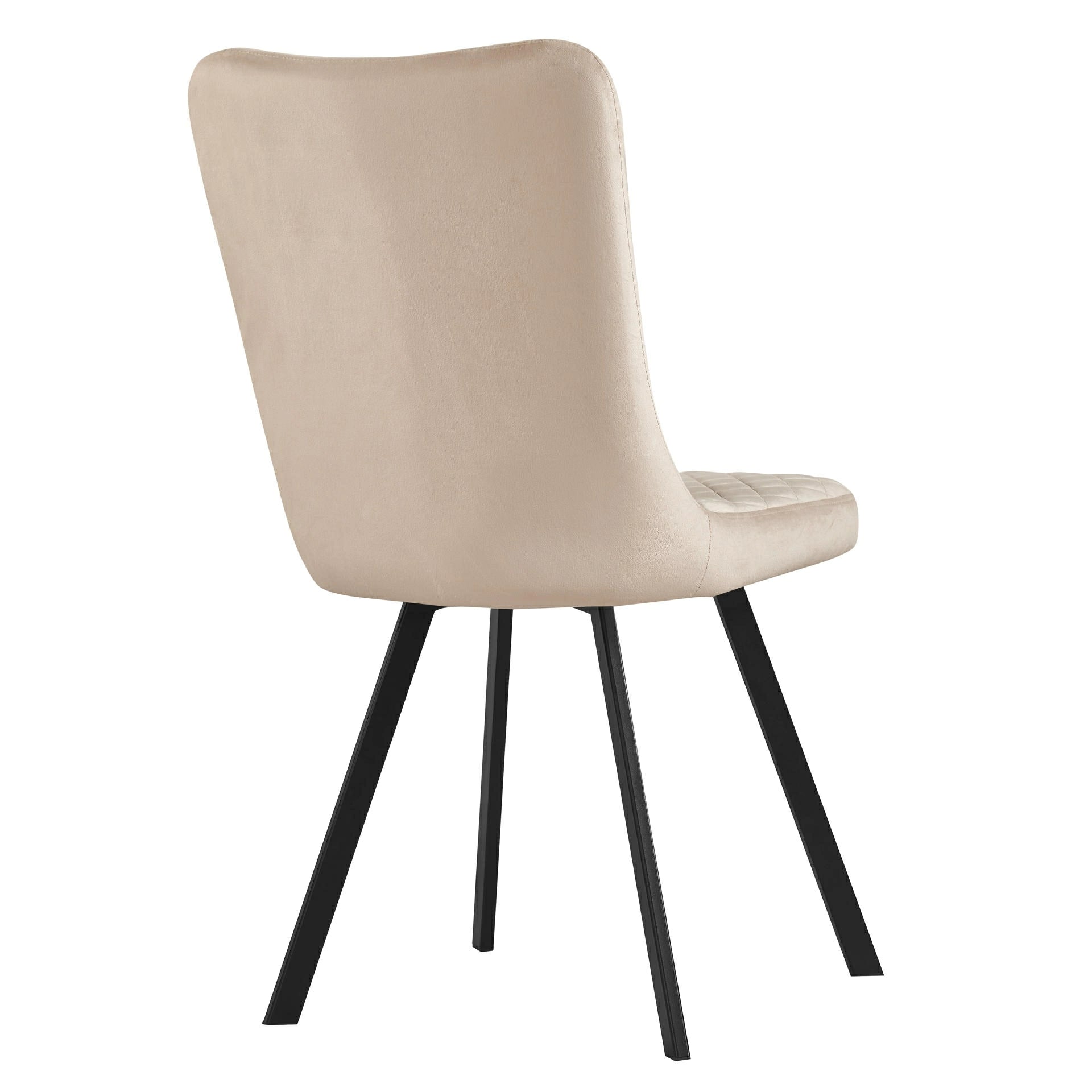 Phillipa Dining Chair - Available in Grey Soft Velvet & Champagne Soft Velvet