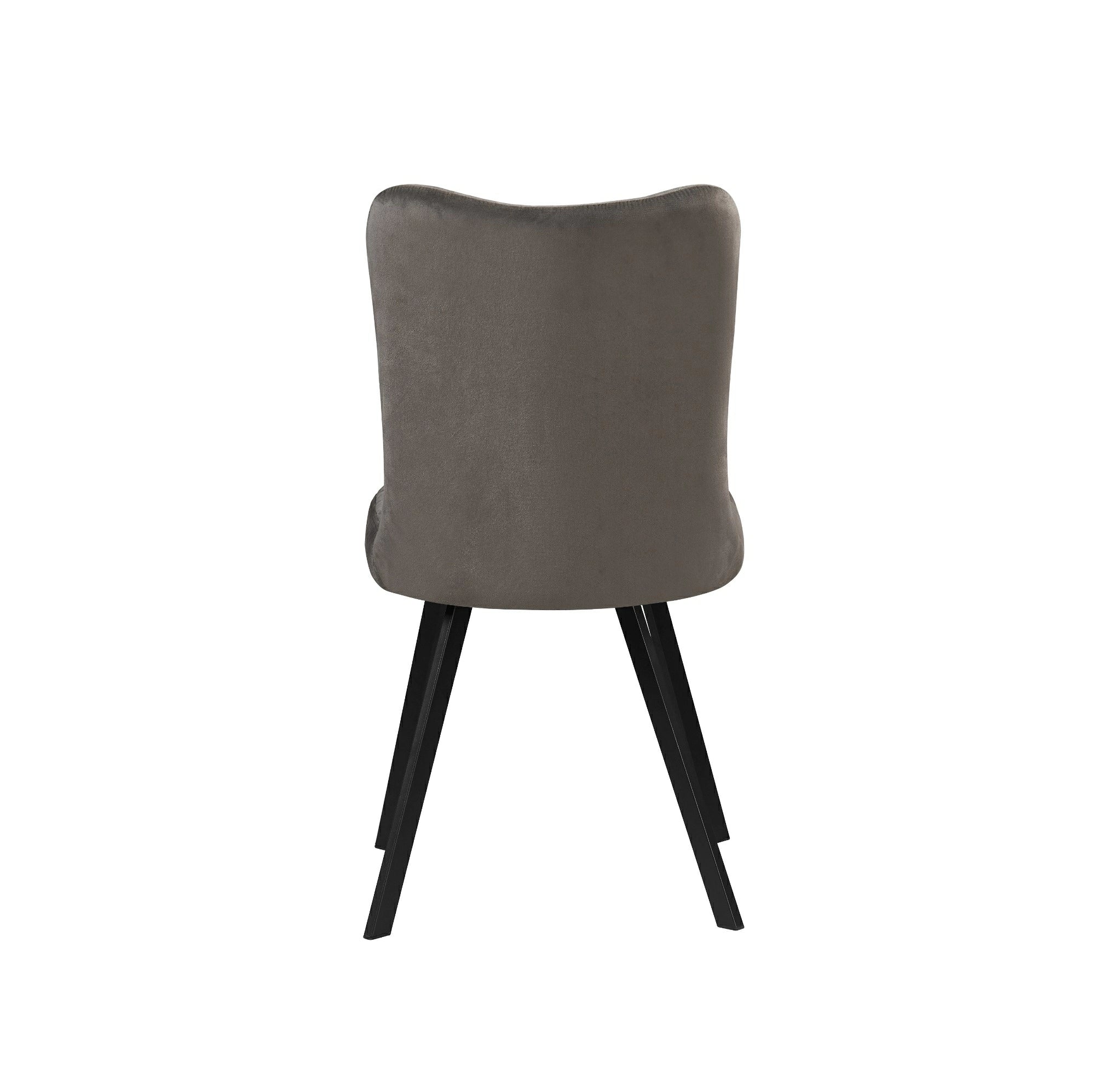 Phillipa Dining Chair - Available in Grey Soft Velvet & Champagne Soft Velvet