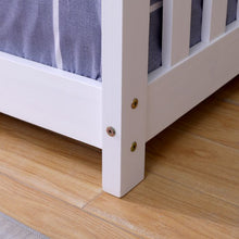 Load image into Gallery viewer, White Wooden Explorer Playhouse With Rails - Single Bed
