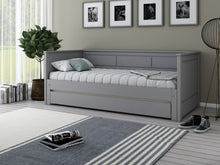 Load image into Gallery viewer, Erika Solid Wood Guest Bed &amp; Mattress Bundle - Available in White or Grey

