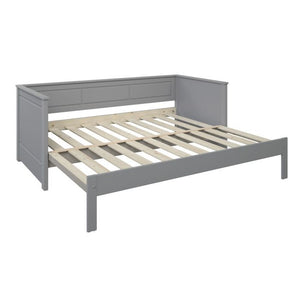 Erika Solid Wood Guest Bed & Mattress Bundle - Available in White or Grey