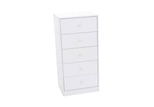 Merlin - Chest Of Drawers - Available in White or Grey