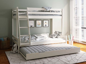 Solid triple top bunk bed