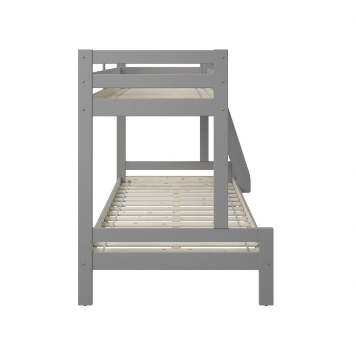 Noomi Nora Solid Wood Triple Bunk Bed - Colour Option White or Grey