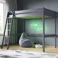 Noomi Tera Solid Wood Small Double Highsleeper - Colour Options Available - White or Grey