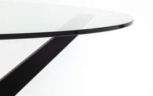 Load image into Gallery viewer, Hayden Round Glass Table - 120cm D x 120cm W x 75cm H
