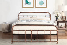 Load image into Gallery viewer, Henry Victorian Hospital Style Metal Bed Frame - Copper, Black or White - Available in Single, Small Double, Double &amp; KingSize
