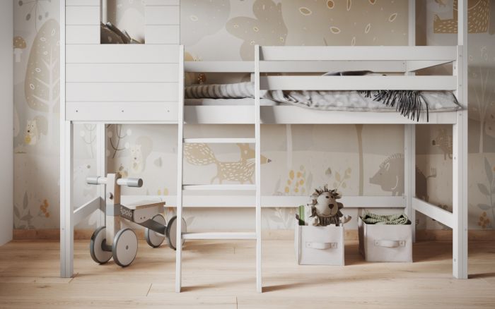 Hideaway Treehouse Midsleepr Bed - White