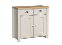 Load image into Gallery viewer, Highgate 2 Door 2 Drawer Sideboard - Available in Grey &amp; Oak, Navy Blue &amp; Oak, Cream &amp; Oak
