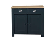 Load image into Gallery viewer, Highgate 2 Door 2 Drawer Sideboard - Available in Grey &amp; Oak, Navy Blue &amp; Oak, Cream &amp; Oak
