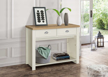 Load image into Gallery viewer, Highgate 2 Drawer Console Table - Available in Grey &amp; Oak, Navy Blue &amp; Oak, Cream &amp; Oak
