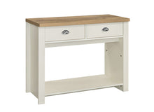 Load image into Gallery viewer, Highgate 2 Drawer Console Table - Available in Grey &amp; Oak, Navy Blue &amp; Oak, Cream &amp; Oak
