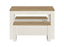 Load image into Gallery viewer, Highgate Dining Table &amp; Bench Set - Available in Grey &amp; Oak, Navy Blue &amp; Oak, Cream &amp; Oak
