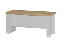 Load image into Gallery viewer, Highgate Dining Table &amp; Bench Set - Available in Grey &amp; Oak, Navy Blue &amp; Oak, Cream &amp; Oak
