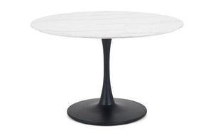 Hollan Round Dining Table (Pedestal) - 120cm D x 120cm W x 76cm H