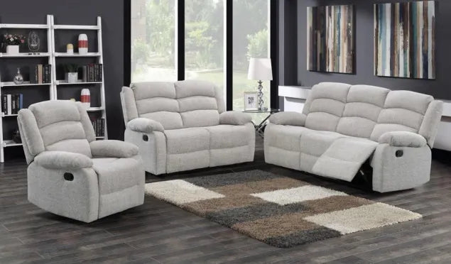 Malage Recliner Sofa Available in Light Grey Dark Grey