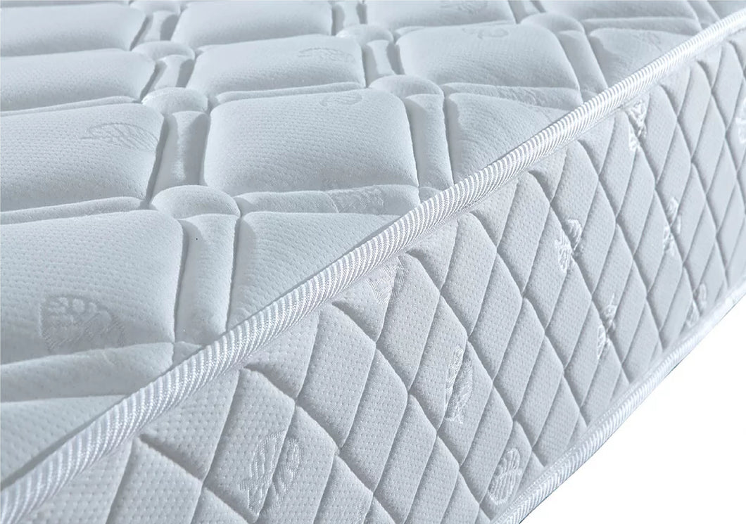 Memory Spring Quilted Mattress 3FT 4FT 4FT6 5FT (Medium Soft)