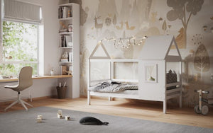 Nature Treehouse Bed - White