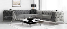 Load image into Gallery viewer, Sandringham Sofa - 3+2 and Corner Available - Silver &amp; Dark Grey
