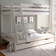 Load image into Gallery viewer, Noomi Nora Solid Wood Triple Bunk Bed - Colour Option White or Grey
