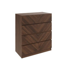Load image into Gallery viewer, Catania 4 Drawer Chest - Available in Euro Oak or Royal Walnut

