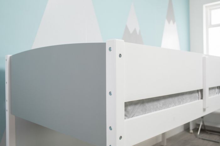 Loop Midsleeper Cabin Bed - Colour Options Available White or Grey or Pink