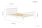 Load image into Gallery viewer, Oxford White Wooden (Pine) Bed - Available in Single (3ft), Double (4&quot;6ft) &amp; KingSize (5ft)
