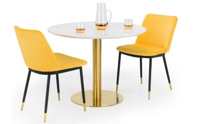 Palermo Round Pedestal Table - Available in Multiple Colours