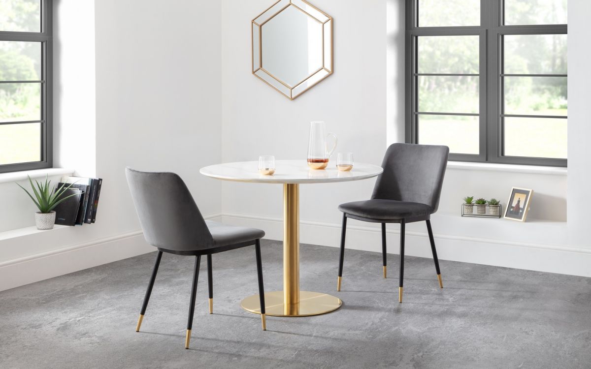 Palermo Round Pedestal Table - Available in Multiple Colours