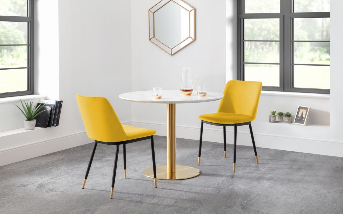 Palermo Round Pedestal Table - Available in Multiple Colours