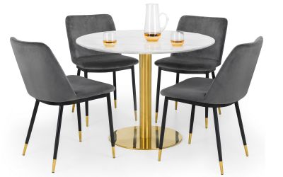 Palermo Round Pedestal Table - Available in Multiple Colours