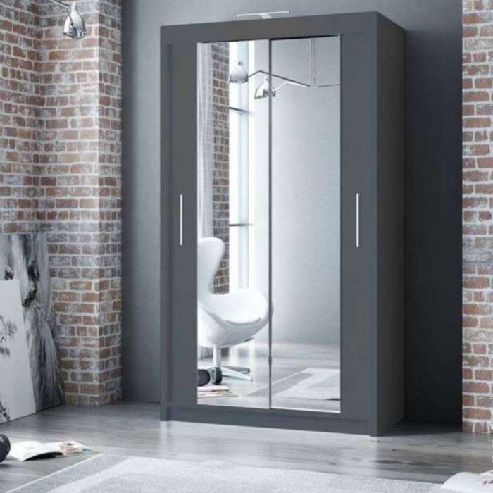 Paris Sliding Door Wardrobe Graphite