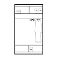 Paris Sliding Door Wardrobe Graphite