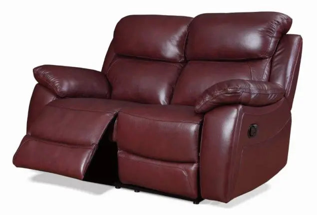 Rivoli Recliner Sofa - Available in Burgundy (Red) & Tabaco (Brown)