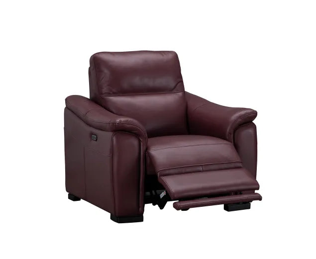 Livorno Recliner Sofa - Available in Wine (Red) or Smoke (Grey)